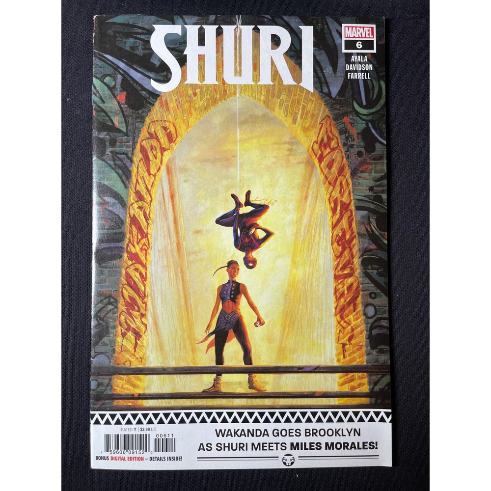 Shuri Marvel Comics Lot 6 7 Comic Books 2018 2019 Wakanda Meets Miles Morales‎